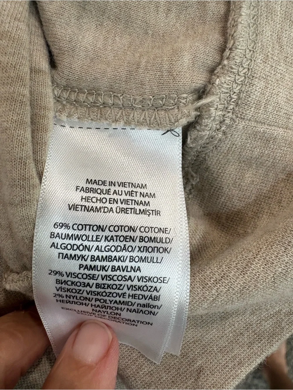 Polo by Ralph Lauren Men’s Beige Quarter-Zip Sweater
